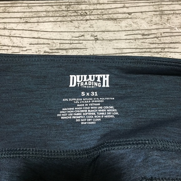 Duluth Trading Cargo Stretch Pants Women’s Sx31 Blue Zip Pockets Performance - Picture 9 of 9